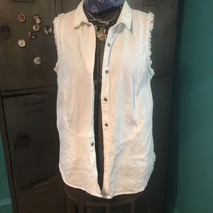 🍀Free People sleeveless top/ vest